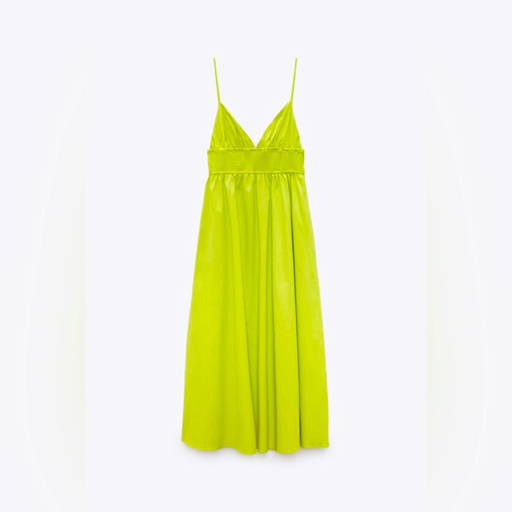 Zara Poplin Maxi Dress
